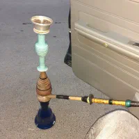 قلیان تنه چوبی