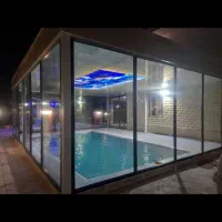 اجاره ویلا با استخر بزرگ سرپوشیده وآبگرم