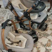 کالسکه و کریر رنگ طوسی نو