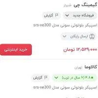 اسپیکر سونی XE-300  ( بلوتوثی  قابل حمل  )|پخش‌کننده همراه|شیراز, فرهنگ شهر|دیوار