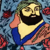 تابلو فرش دست بافت قدیمی