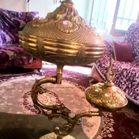 شکلات و آجیل خوری برنجی در حد اک.