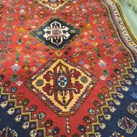 کناره دستبافت قشقایی اباده شیراز ۸۰/ × ۲