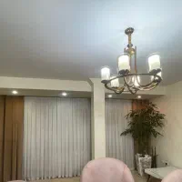 پرده نو ۵متری با زیر پرده و دوتا دکوری مخمل|پرده، رانر، رومیزی|کرج, گلشهر|دیوار