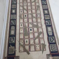 قالیچه راهرویی طرح خشتی