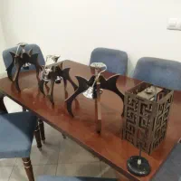 چهار عدد لوستر چوبی|لوستر و چراغ آویز|تهران, دریاچه شهدای خلیج فارس|دیوار