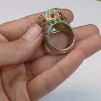 انگشتر نقره موزانایت|جواهرات|سنندج, |دیوار