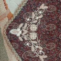 رومیزی و قاب ملیله کار دست|پرده، رانر، رومیزی|خمینی‌شهر, |دیوار