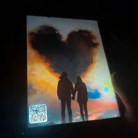 تابلو بک لایت/چراغ دار با عکس شما