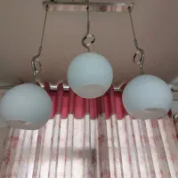 لوستر سالم سه شاخه|لوستر و چراغ آویز|تهران, استاد معین|دیوار