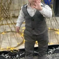 لباس مجلسی پسرانه دوسال سه تیکه