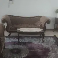 نیم ست مبل راحتی با جلو مبلی ودوعدد عسلی|مبلمان خانگی و میز عسلی|اسلام‌شهر, سیمرغ|دیوار