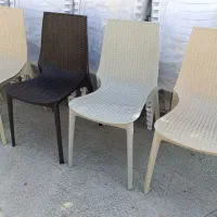 صندلی پلاستیکی بدون دسته حصیری کد 800|میز و صندلی غذاخوری|یزد, |دیوار