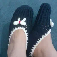 پاپوش بافتنی زنانه