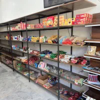 قفسه فروشگاهی چوب و فلز