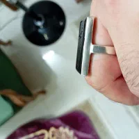 انگشتر عقیق سیاه|جواهرات|گنبد کاووس, |دیوار