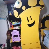 تخت و کمد دومنظوره کودک و نوجوان|تخت و سرویس خواب|ساری, |دیوار