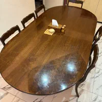 میز نهار خوری چوبی