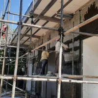 اجرای نمای سیمانی ( شسته ، آبساب ،)|خدمات پیشه و مهارت|رباطکریم, رباطکریم|دیوار