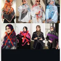 روسری سیااسکارف وارداتی قواره 140 زیرقیمت