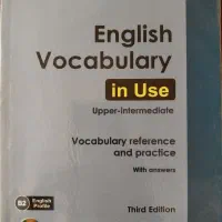 English vocabulary in use کتاب زبان