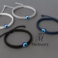 دستبند بافت مدل چشم نظر