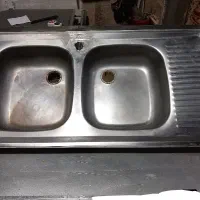 کابینت بالا آبچکان  ۱۶۵ و سینک ۱۰۰ متری دوقلو|آب‌چکان و نظم‌دهنده ظروف|مشهد, شهرک مهر آباد|دیوار