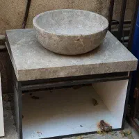 روشویی کابینت دار سنگی