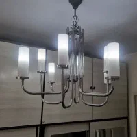 لوستر استیل ۸شاخه