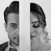 چهره سیاه‌قلم/روز مادر/روز زن/ شب یلدا|تابلو، نقاشی، عکس|مشهد, نوید|دیوار