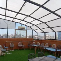 سقف متحرک استخر ، روف گاردن ، پارکینگ ، سقف سبک