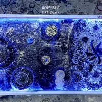 تابلو تصویر کهکشان با نور