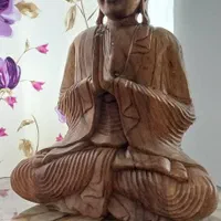 مجسمه چوبی وارداتی چوب کهور بسیار زیبا ارزشمند|مجسمه، تندیس، ماکت|رویان, |دیوار