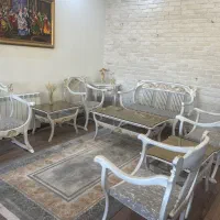 مبل و میز نهارخوری چوب تمام راش