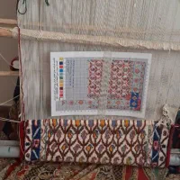 دار قالی باهمه وسایلش