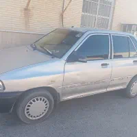 پراید مدل ۸۷دوگانه نقره ای عروسک همه چیش یک