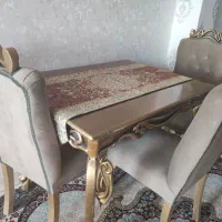 مبل ۹ نفره و میز ناهارخوری ۴نفره|مبلمان خانگی و میز عسلی|نجفآباد, ویلاشهر|دیوار