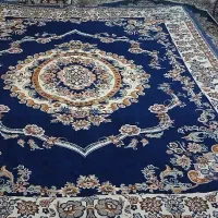 روفرشی دو رومخمل 12 متری سورمه ای  نو نو