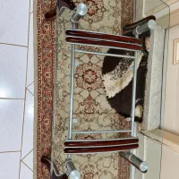 میز جلو مبلی شیشهای ۱۰۵ سانتی ،طرح خاص و کلاسیک|مبلمان خانگی و میز عسلی|تهران, ایران|دیوار