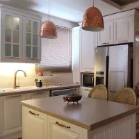 لوستر مسی رنگ وارداتی|لوستر و چراغ آویز|تهران, گلستان (شهرک راه آهن)|دیوار