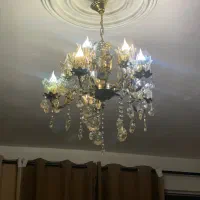 لوستر برنجی ۱۰ شاخه