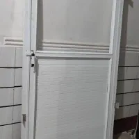 درب آلمینیومی و درب چوبی دو عدد