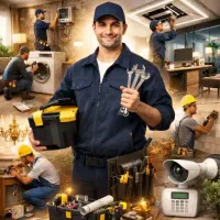 برقکار ساختمان تاسیسات ساختمان دوربین مداربسته