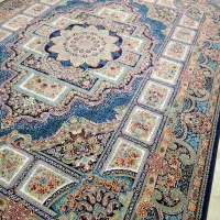 تعویض ۴ تخته فرش ۱۲ متری کم کار با فرش زمینه کرم