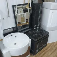 روشویی کابینتی و آینه|لوازم سرویس بهداشتی|رشت, استقامت 1|دیوار