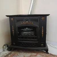 بخاری گازی طرح شومینه