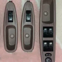 فروش ست کامل کلید شیشه بالابر و تنظیم آینه های پژو|قطعات یدکی و لوازم جانبی|فسا, |دیوار