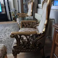 مبل سلطنتی با عسلی دو نفره|مبلمان خانگی و میز عسلی|تهران, سعادتآباد|دیوار