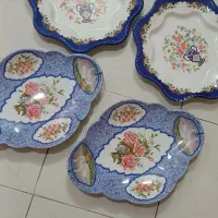 چهار عدد سینی قدیمی آنتیک عتیقه