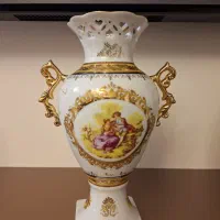 ست 3 تیکه گلدان و بشقاب قدیمی|کلکسیون اشیاء عتیقه|تهران, امیریه|دیوار